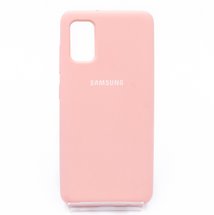 Силиконовый чехол Full Cover для Samsung A41 pink