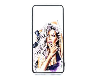 TPU+PC чехол Prisma Ladies для Samsung A31 purple Full Camera