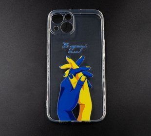 Силіконовий чохол MyPrint для iPhone 13 clear Full Camera (Єдність)