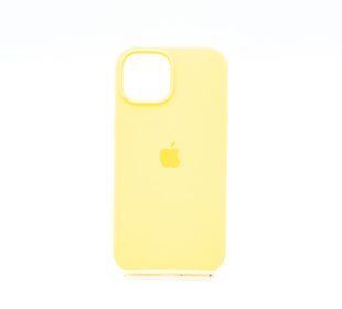 Силіконовий чохол Full Cover для iPhone 15 yellow
