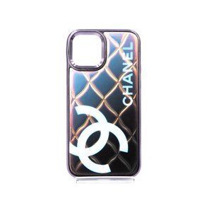 Чохол CHANEL Delux Edition для iPhone 12/12 Pro grey/silver