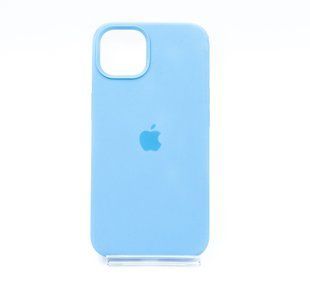 Силиконовый чехол Full Cover для iPhone 13 sea blue
