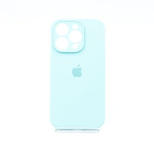 Силіконовий чохол Full Cover для iPhone 14 Pro marine green Full Camera