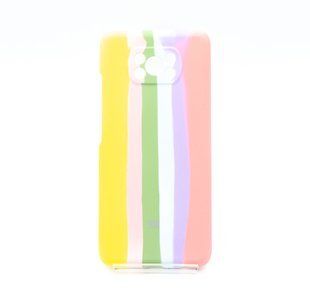 Силіконовий чохол Full Cover для Xiaomi Poco X3/X3 Pro Rainbow №3 Full Camera