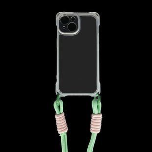 Чохол TPU CrossBoby with strape для iPhone 15 clear Full Camera