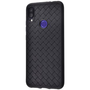 Силиконовый чехол Weaving Case для Huawei Honor 10i/20i black (плетенка)