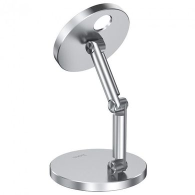 Тримач настільний для MagSafe Hoco PH39 daring magnetic desktop stand silver