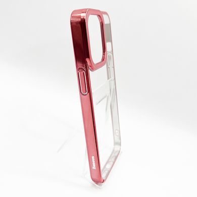 Силіконовий чохол Baseus Glitter для iPhone 13 Pro pink