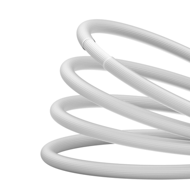USB кабель Baseus CoolPlay Series Fast Charging cable Lightning 2.4A 1m white CAKW000402