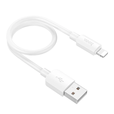 USB кабель Hoco X96 Lightning 2.4A 12W 0.25m white