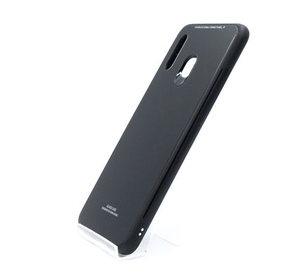 Накладка Carbon Gradient Hologram для Samsung A20/A30 black