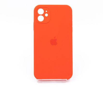Силіконовий чохол Full Cover Square для iPhone 11 red Full Camera