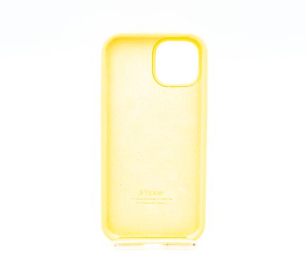 Силіконовий чохол Full Cover для iPhone 15 yellow