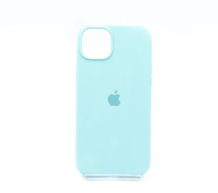 Силіконовий чохол Full Cover для iPhone 15 Plus marine green