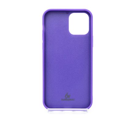 Силіконовий чохол Bling World Grainy Diamonds для iPhone 12/12 Pro purple (TPU)