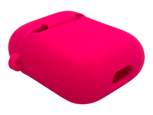 Чохол for AirPods 1/2 силіконовий barble pink з мікрофіброю