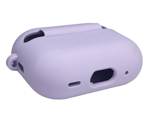 Чохол for AirPods Pro 3 силіконовий dasheen (lilac) з мікрофіброю