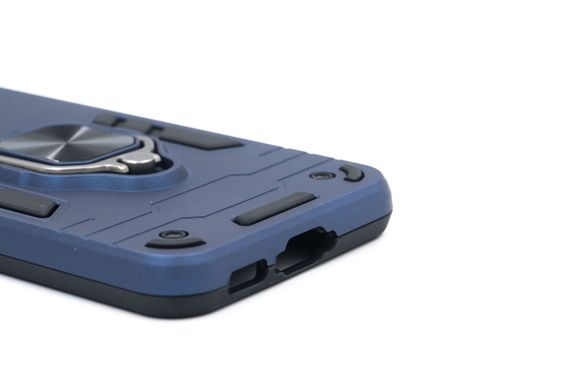Чохол Transformer Ring for Magnet для Samsung S23 dark blue протиударний Full Camera