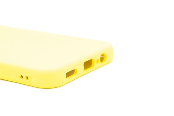 Силіконовий чохол Metal frame для Samsung A14 4G/5G yellow (AA)