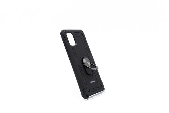 Чехол Serge Ring for Magnet для Samsung A31 black противоударный с магнит держателем