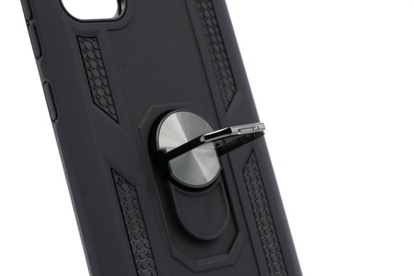 Чохол Serge Ring for Magnet для Samsung A31 black протиударний з магнітним тримачем