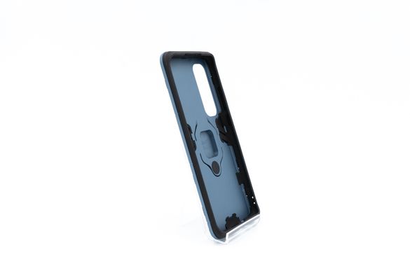 Чохол Transformer Ring for Magnet для Xiaomi Mi Note 10 Lite metal slate протиударний