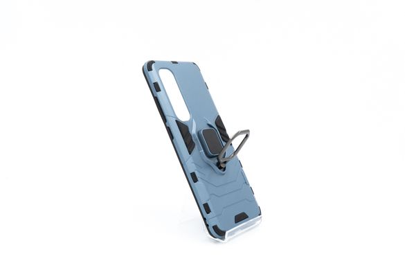 Чехол Transformer Ring for Magnet для Xiaomi Mi Note 10 Lite metal slate противоударный
