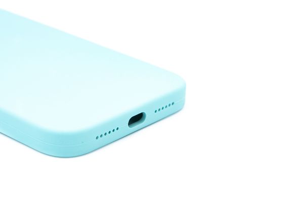 Силіконовий чохол Full Cover Square для iPhone XR Ice blue Camera Protective