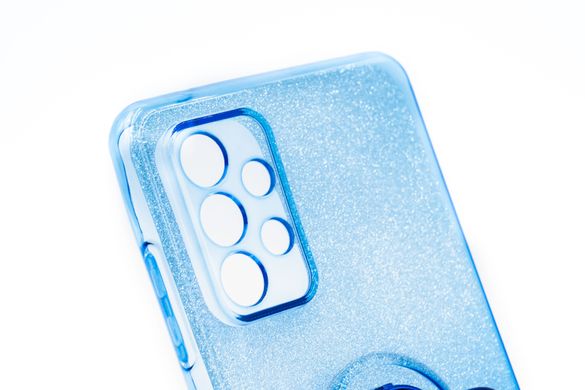 Силиконовый чехол SP Shine для Samsung A52 blue ring for magnet