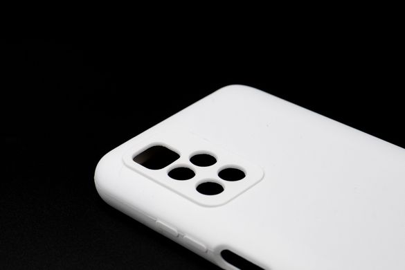Силіконовий чохол Full Cover для Xiaomi Redmi 10 white Full Camera