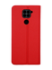Чохол книжка FIBRA (рельєф) для Xiaomi Redmi Note 9 red
