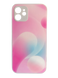 TPU+Glass чохол Prism Circles для iPhone 12 pink/blue 7 Full Camera