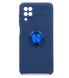 Накладка TPU Deen ColorRing для Samsung A12 blue/blue під магнітний тримач