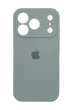 Силиконовый чехол Full Cover для iPhone 17 Pro ash Full Camera