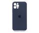 Силиконовый чехол Full Cover для iPhone 12 Pro midnight blue Full Camera