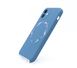 Накладка Wave Minimal Art Case для iPhone 12 (TPU) blue/wreath