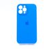 Силіконовий чохол Full Cover для iPhone 13 Pro Max capri blue Full Camera