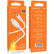 AUX кабель Borofone BL18 Lightning Silicone 1m white