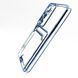 Силіконовий чохол WAVE Metal Pocket для Samsung S24 blue Full Camera