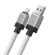 USB кабель Baseus CoolPlay Series Fast Charging cable Lightning 2.4A 1m white CAKW000402