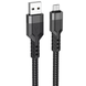 USB кабель Hoco U110 charging data cable Micro/2,4A/1,2m Black