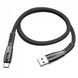 USB кабель HOCO U70 Splendor Type-C 2,4A/1,2m dark gray