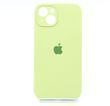 Силіконовий чохол Full Cover для iPhone 13 green Full Camera
