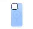 Чохол TPU+Glass Sapphire Mag Evo case для iPhone 12/12 Pro lilac blue