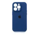 Силіконовий чохол Full Cover для iPhone 14 Pro deep navy Full Camera
