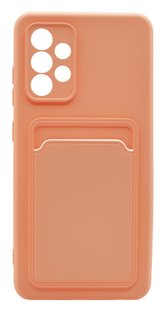 Силіконовий чохол WAVE Colorful Pocket для Samsung A52 pale pink Full Camera