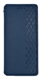 Чохол-книжка шкіра для Xiaomi Redmi 10C dark blue Getman Cubic PU