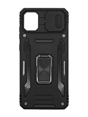 Чохол Camshield Army Ring для Samsung A05 black протиударний шторка/захист камери