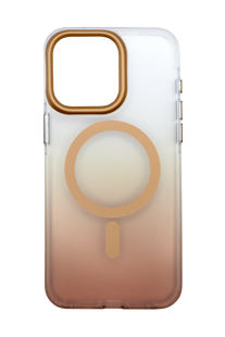 Чохол TPU+PC Shadow with Magsafe для iPhone 15 Pro Max quicksand gold