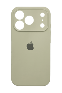Силіконовий чохол Full Cover для iPhone 17 Pro antique white Full Camera